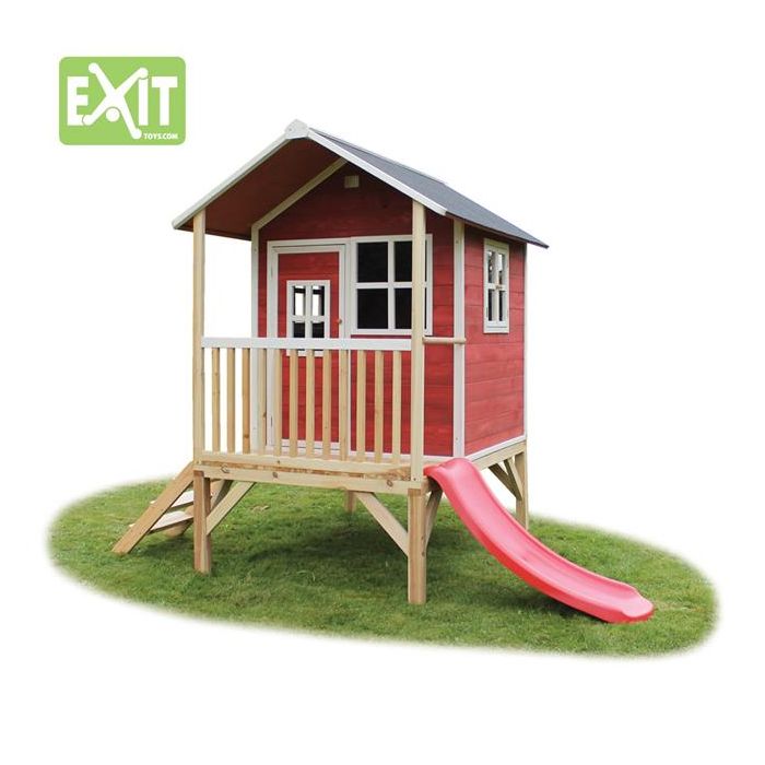 Exit - Loft 300 Red Houten speelhuisje KinderenKoning