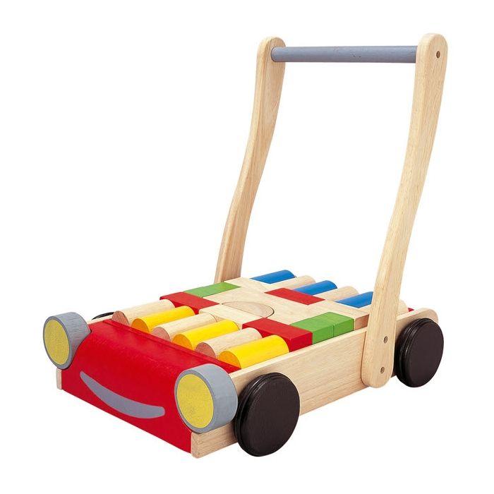 Plan Toys - Babywalker - Houten loopwagen KinderenKoning