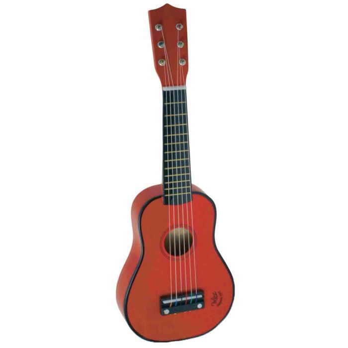 gezagvoerder Monet Componeren Vilac - Rode gitaar in hout | KinderenKoning
