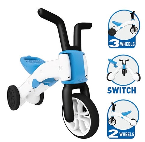Chillafish - Bunzi Blauw - Kunststof loopfiets bild