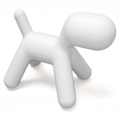Magis Me Too - Puppy - S - Wit - Design hond bild