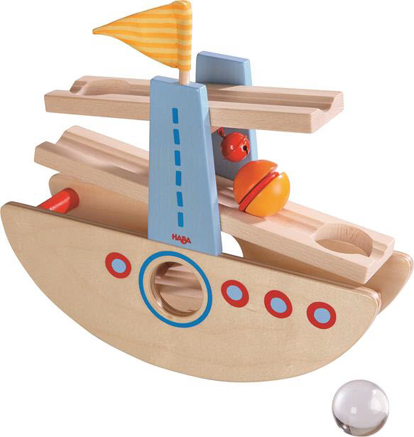 Haba - Mijn Eerste Knikkerbaan - Rocking Dinghy - Hout bild