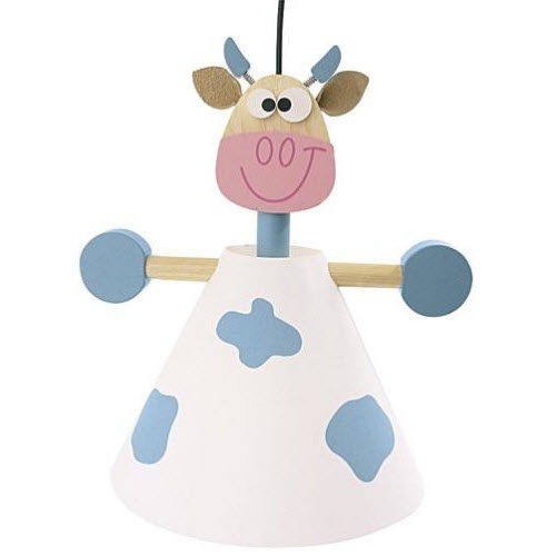 Scratch - Hanglamp Blauwe Koe - Kinderverlichting bild